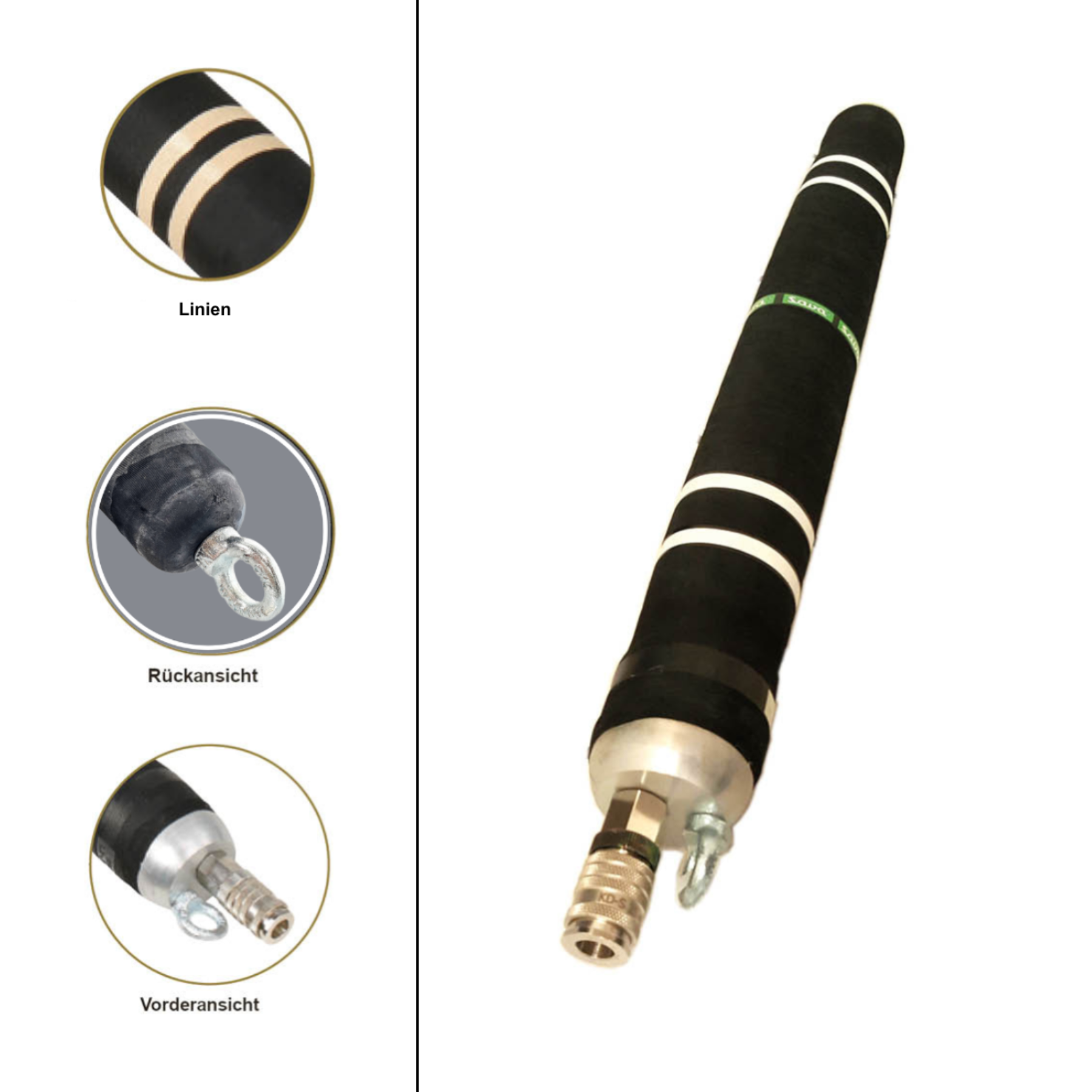 Hausanschluss Packer HP-K, DN 100-150, 3m, mit Gummiendkopf - Syskan - Online Shop: Abwassertechnik