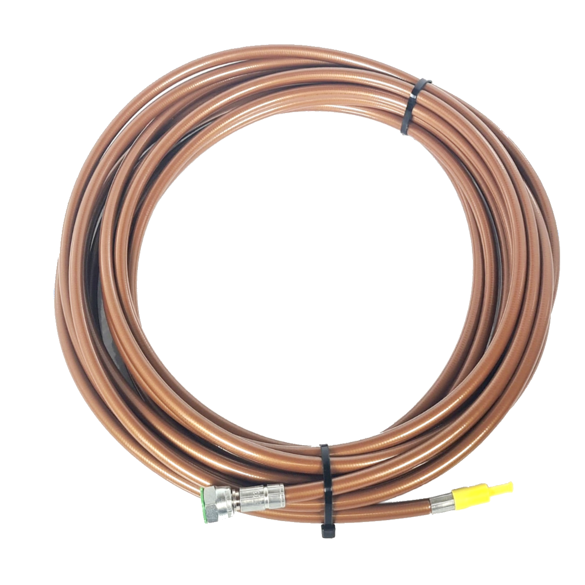 HD-Reinigungsschlauch DN 4 bronze, 1/8" AG - 1/4" IG, 250 bar