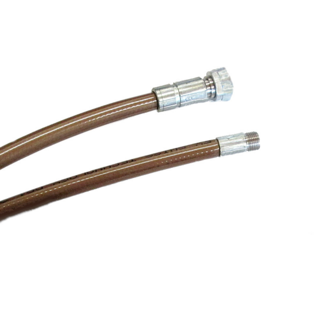 HD-Reinigungsschlauch DN 4 bronze, 1/8" AG - 1/4" IG, 250 bar