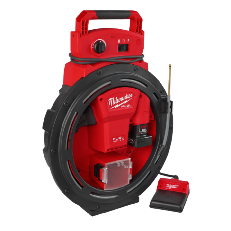 M12 HSFSM-602 Déboucheur de canalisations haute vitesse 6 mm avec batterie et chargeur
