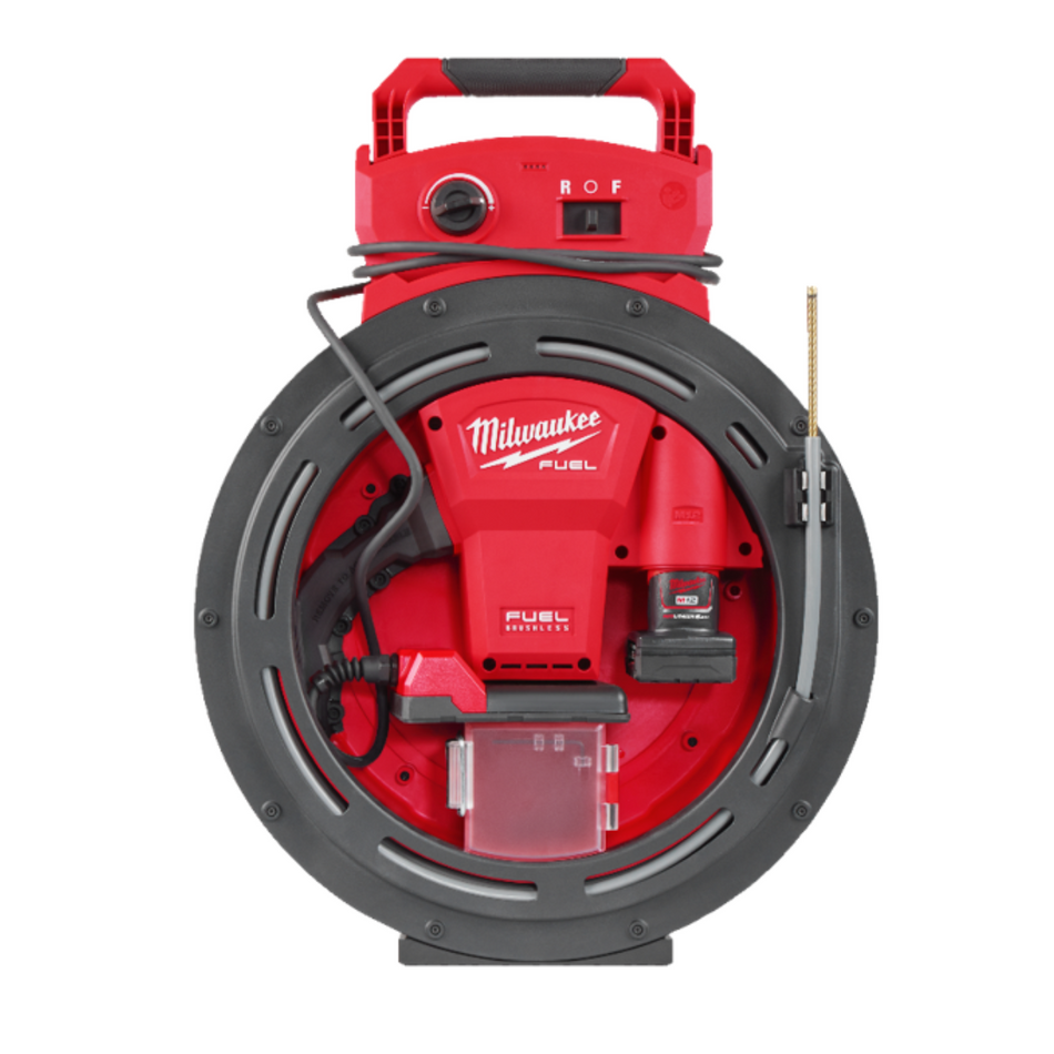 M12 HSFSM-602 Déboucheur de canalisations haute vitesse 6 mm avec batterie et chargeur