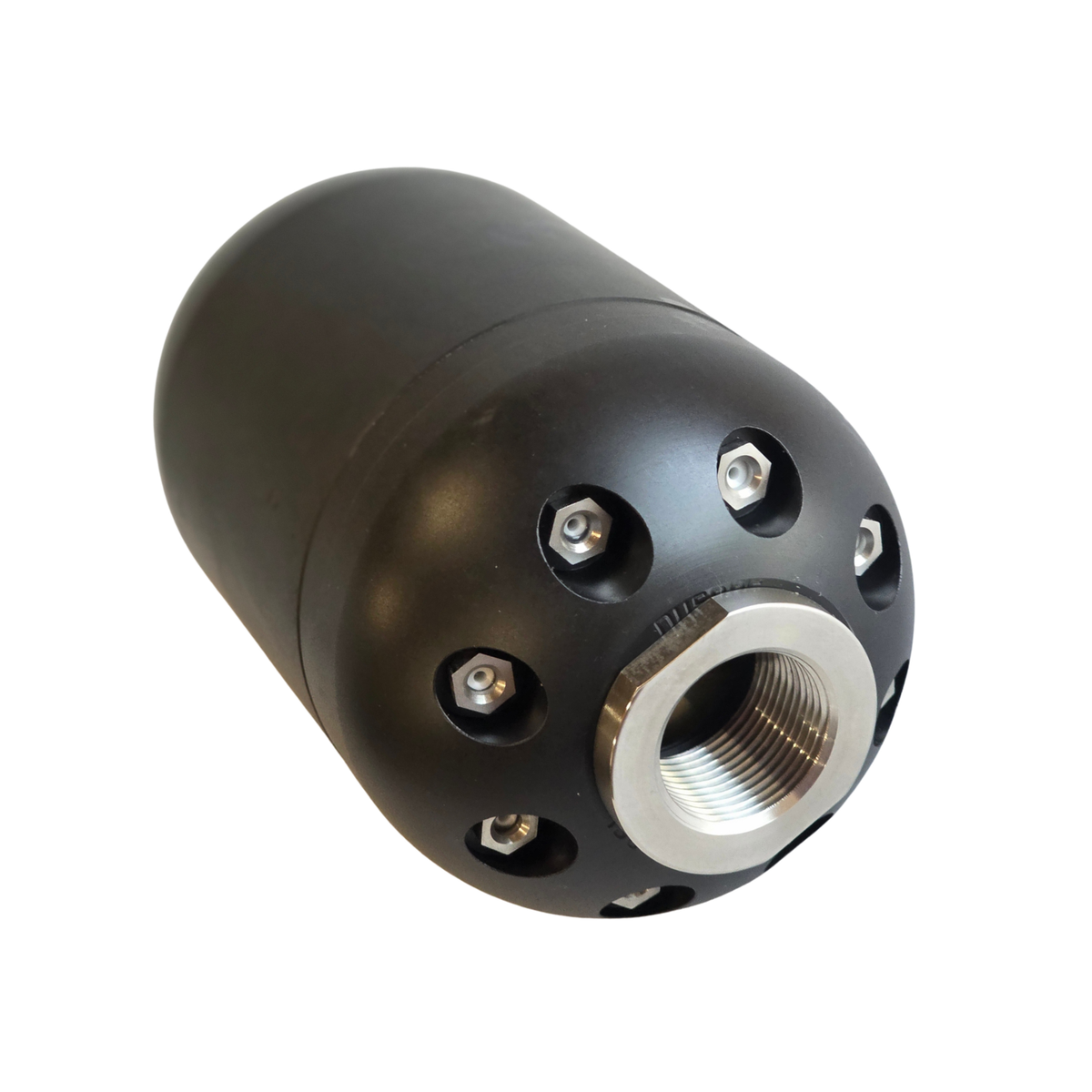 Hohlkörperdüse 1", 110 mm, Reinigungsdüse mit 8 Keramikeinsätzen