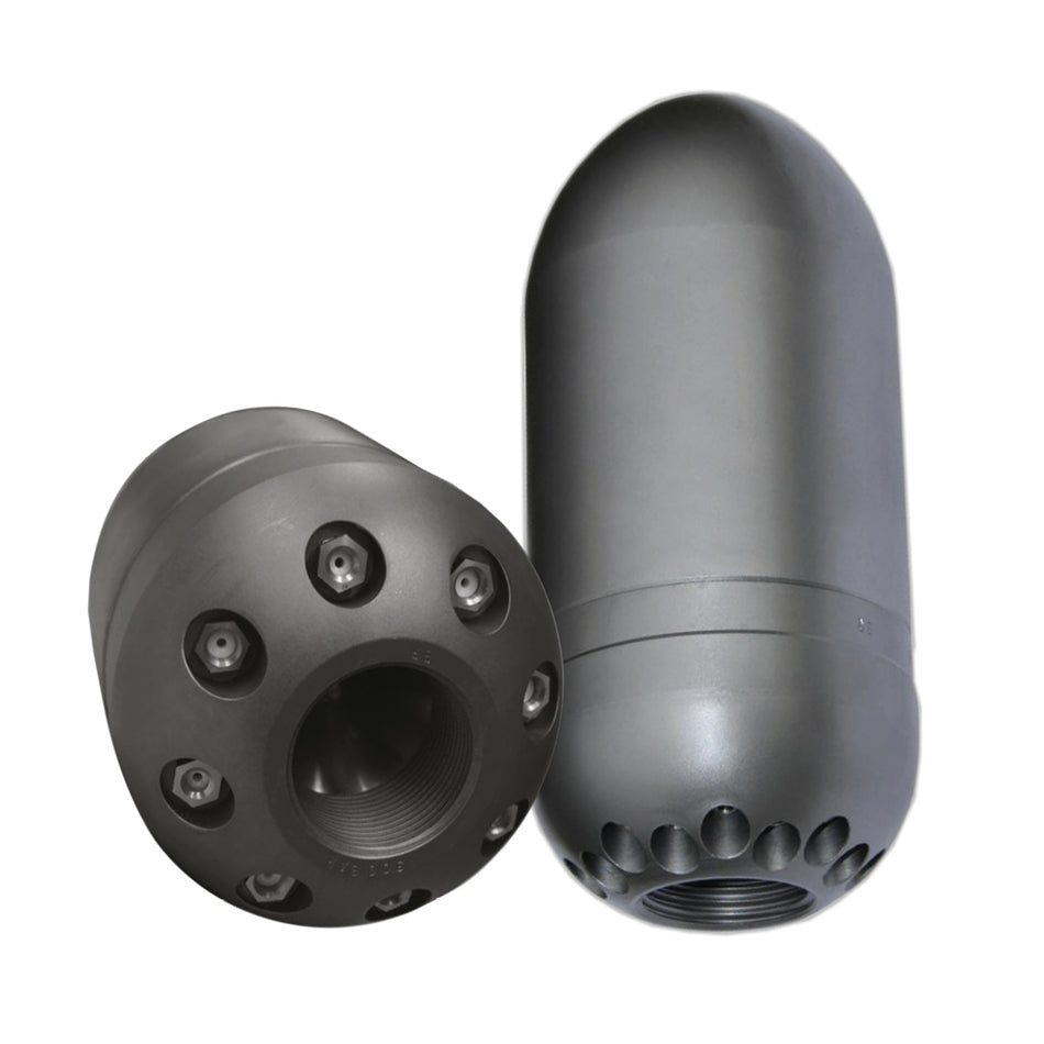 Hohlkörperdüse H112, 110 mm  1 1/4" Kanalreinigungsdüse - Syskan - Online Shop: Abwassertechnik