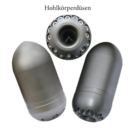 Hohlkörperdüse H112, 110 mm  1 1/4" Kanalreinigungsdüse - Syskan - Online Shop: Abwassertechnik