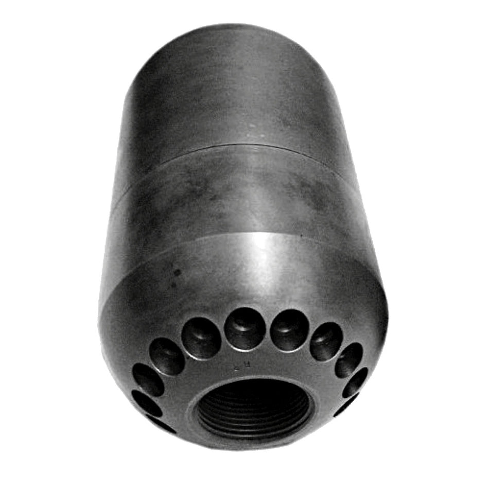 Hohlkörperdüse H114, 110mm  1 1/4" Kanalreinigungsdüse - Syskan - Online Shop: Abwassertechnik
