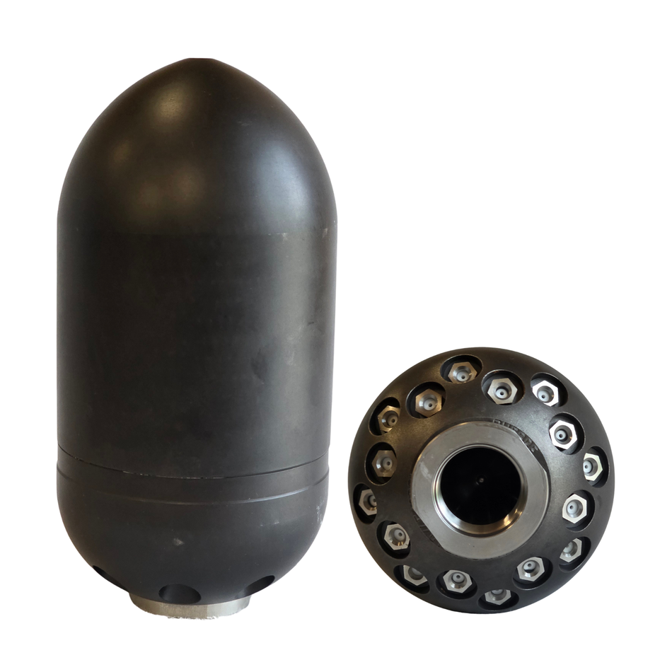 Ugello a corpo cavo H112, 110 mm 1 1/4", ugello per la pulizia dei canali
