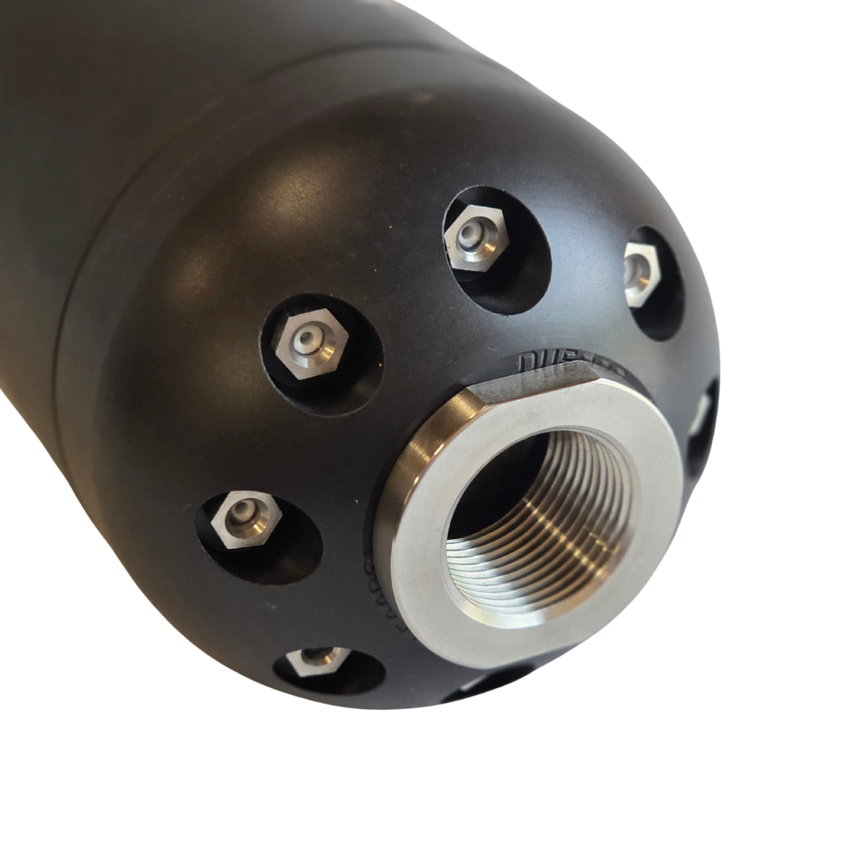 Hohlkörperdüse 1", 110 mm, Reinigungsdüse mit 8 Keramikeinsätzen