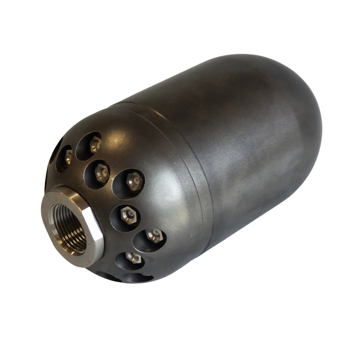 Hohlkörperdüse 1", 110 mm, Reinigungsdüse mit 16 Keramikeinsätzen