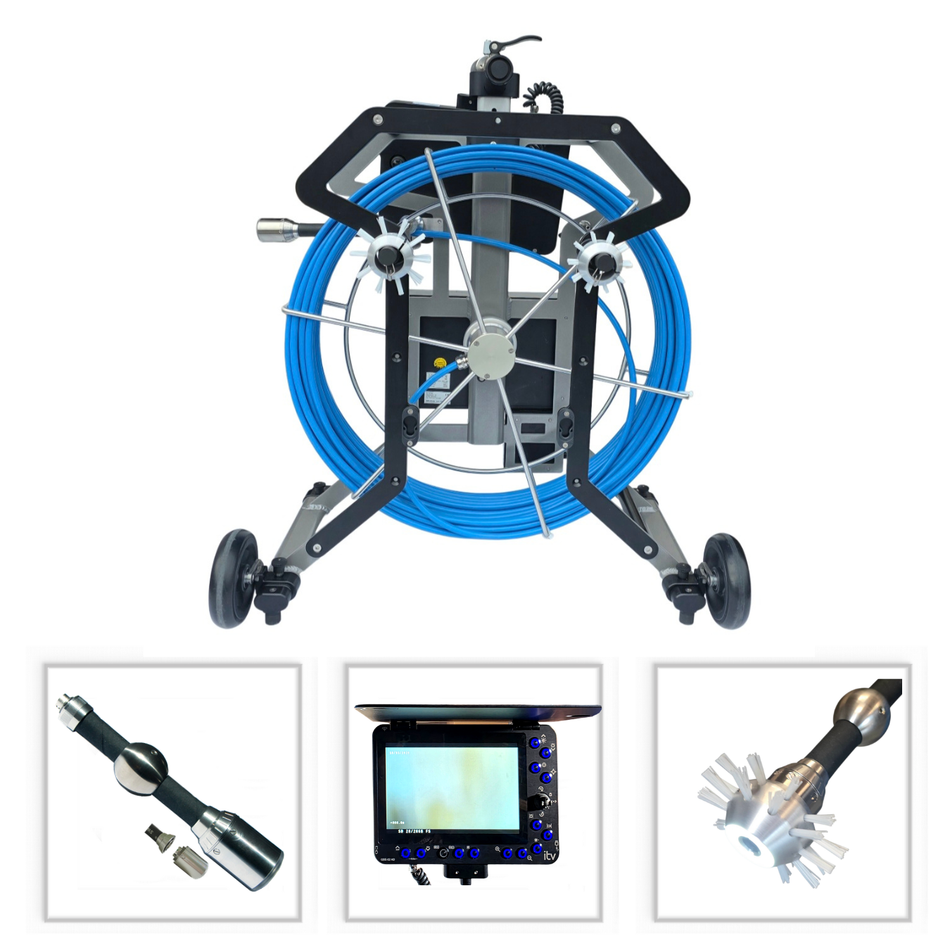 QSS-02 Kamera Schiebesystem 50 m auf Haspel in HD