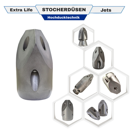 Penetrating nozzle 1" CP100L ExLJ, ceramic inserts