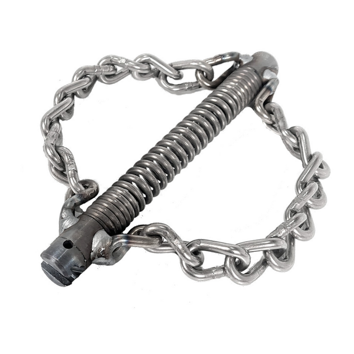 Chain flail 32 mm coupling, 2 smooth chains - short, spiral attachment