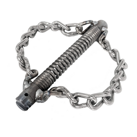 Chain flail 32 mm coupling, 2 smooth chains - short, spiral attachment