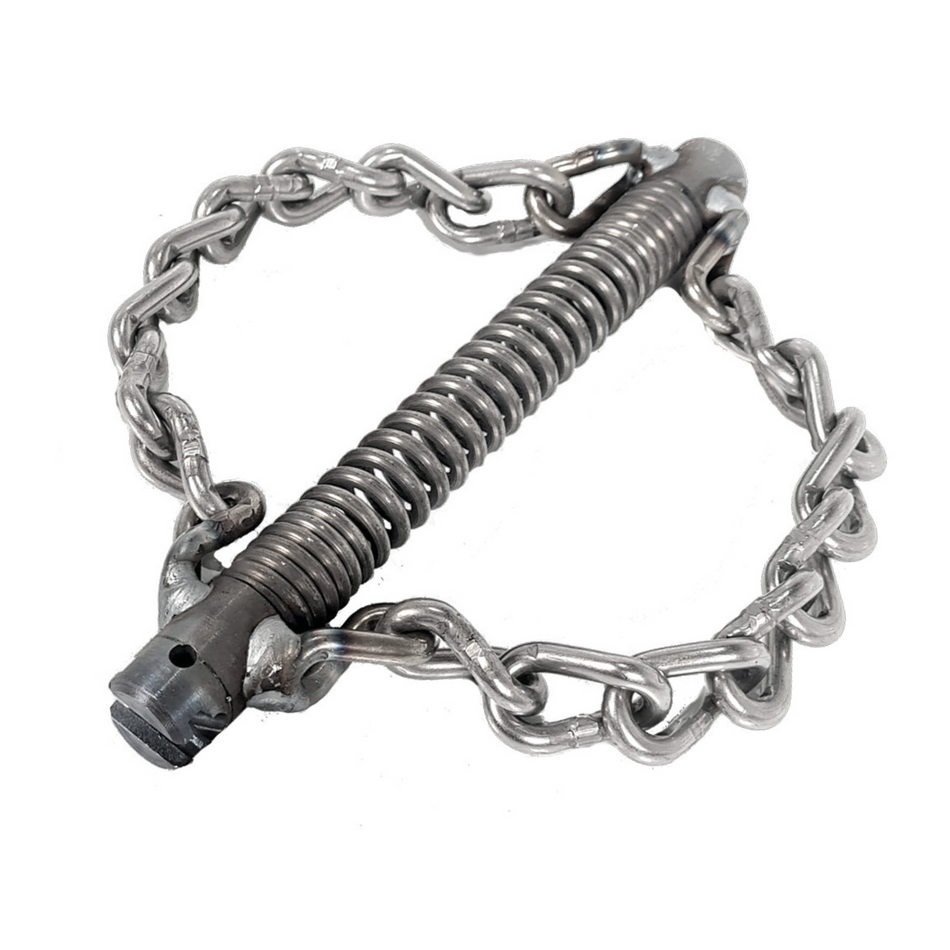 Kettenschleuder 32 mm Kupplung, 2 Glattketten Spiralaufsatz