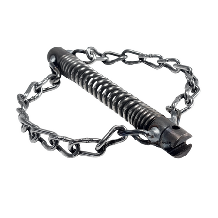 Chain flail 32 mm coupling, 2 smooth chains - short, spiral attachment