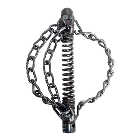 Chain flail 22 mm, 3 smooth chains, spiral attachment