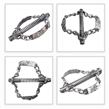 Chain flail 32 mm coupling, 2 carbide sawtooth chains