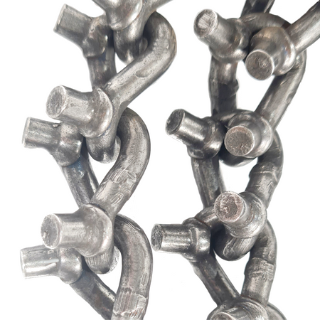 Chain flail 32 mm coupling, 1 cam chain, spiral attachment