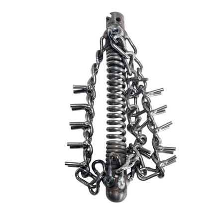 Chain flail 32 mm coupling, 3 cam chains, spiral attachment