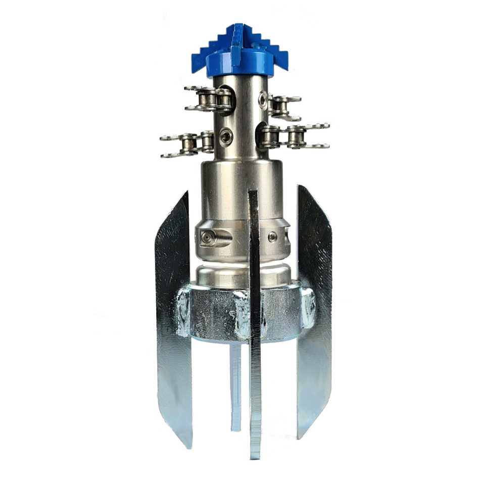 Kettenschleuder Speedo 50,R 3/4" bei Wurzeln, mineralische Ablagerungen - Syskan - Online Shop: Abwassertechnik