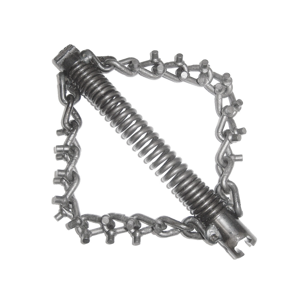 Chain flail 32 mm coupling, 2 cam chains - short, spiral attachment