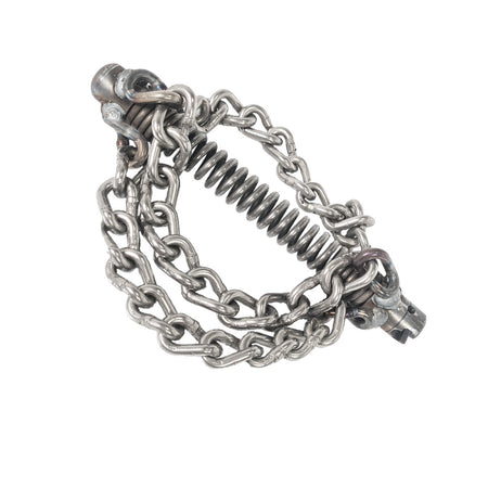 Chain flail 32 mm coupling, 3 smooth chains, spiral attachment
