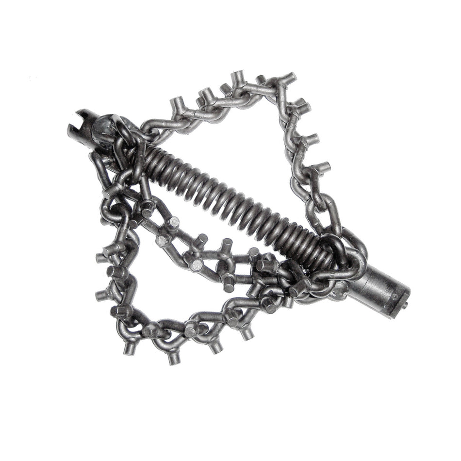 Kettenschleuder 22 mm T-Nut Kupplung, 3 Nockenketten, Spiralaufsatz