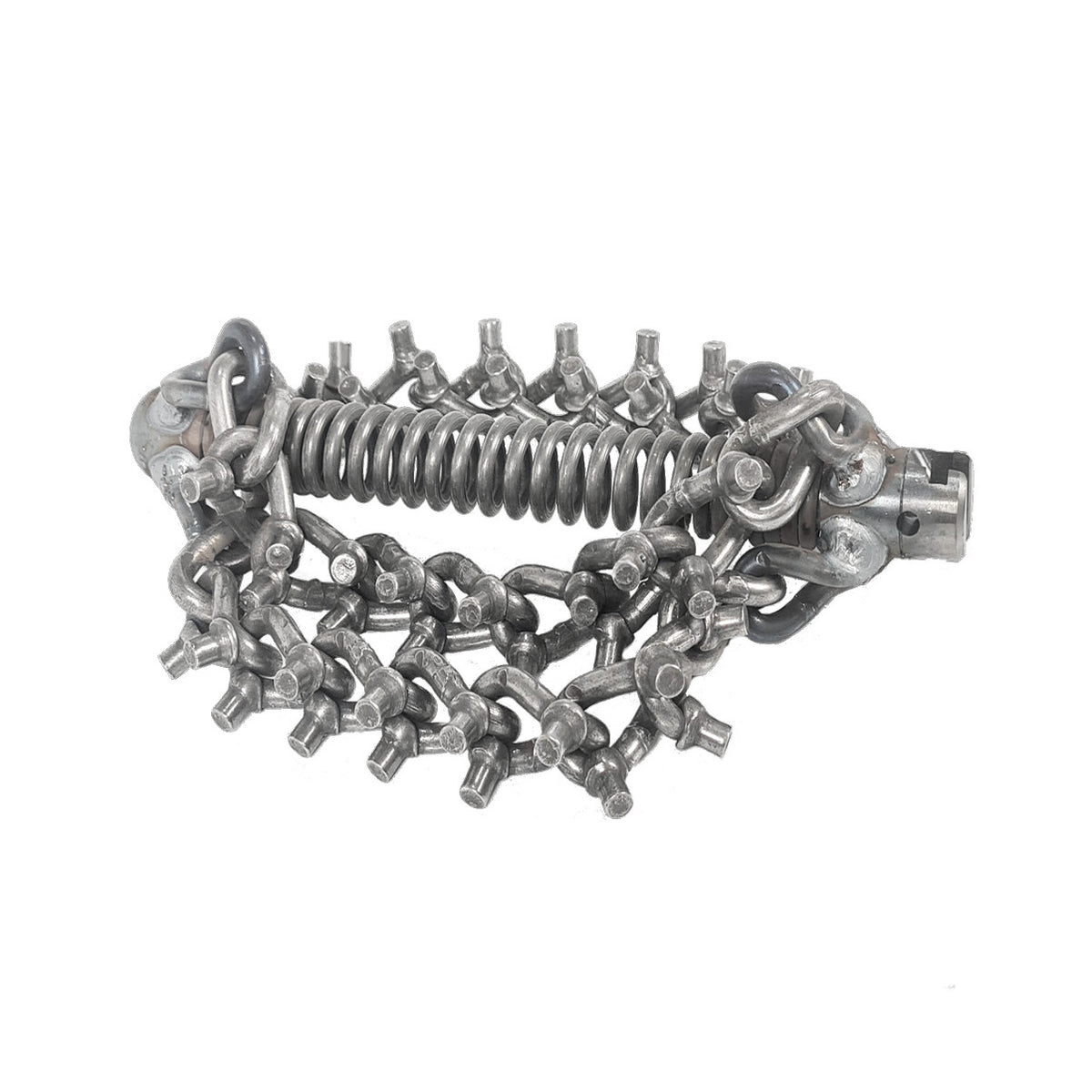 Chain flail 32 mm coupling, 4 cam chains - short, spiral attachment
