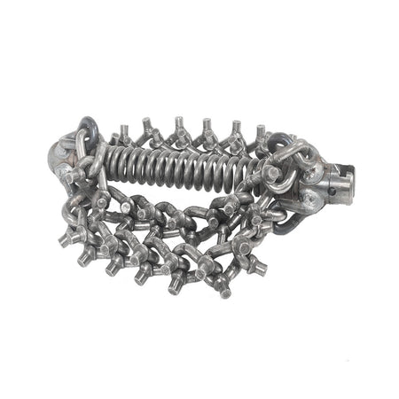 Chain flail 32 mm coupling, 4 cam chains - short, spiral attachment