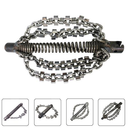 Kettenschleuder 32 mm Kupplung, 4 Hartmetall-Sägezahn-Ketten