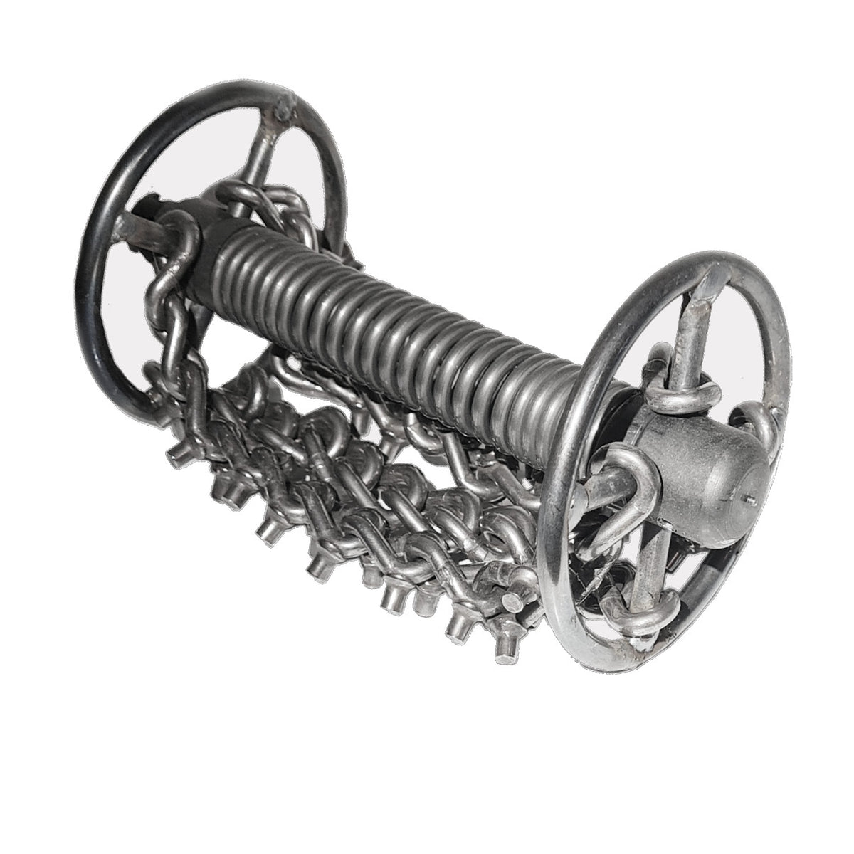 Kettenschleuder 32 mm, mit Ring, DN 75, 4 Nockenketten, Spiralaufsatz