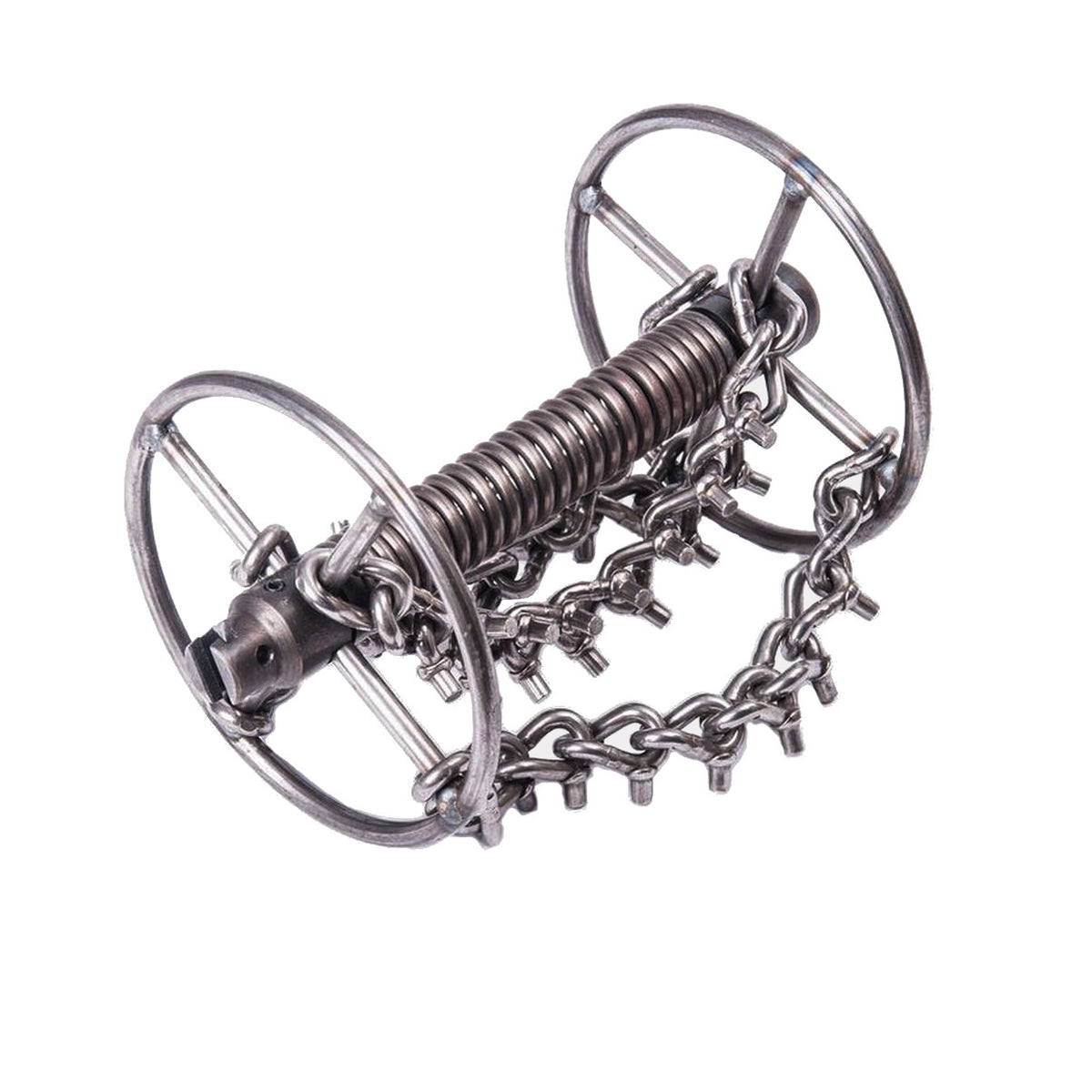 Kettenschleuder 32 mm, mit Ring, DN 125, 4 Nockenketten, Spiralaufsatz
