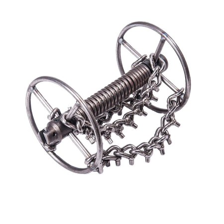Kettenschleuder 32 mm, mit Ring, DN 125, 4 Nockenketten, Spiralaufsatz