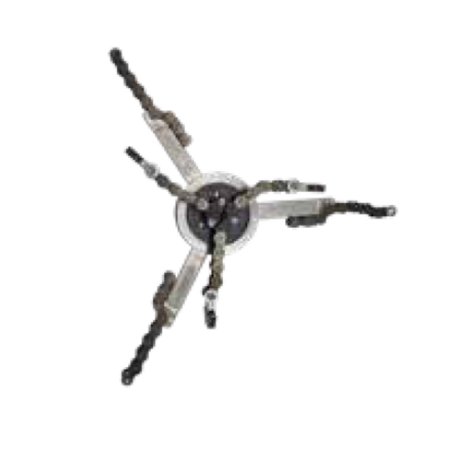 Blue 100 Spider Kettenkopf 1", Ø 400-700 mm, Rotationsdüse