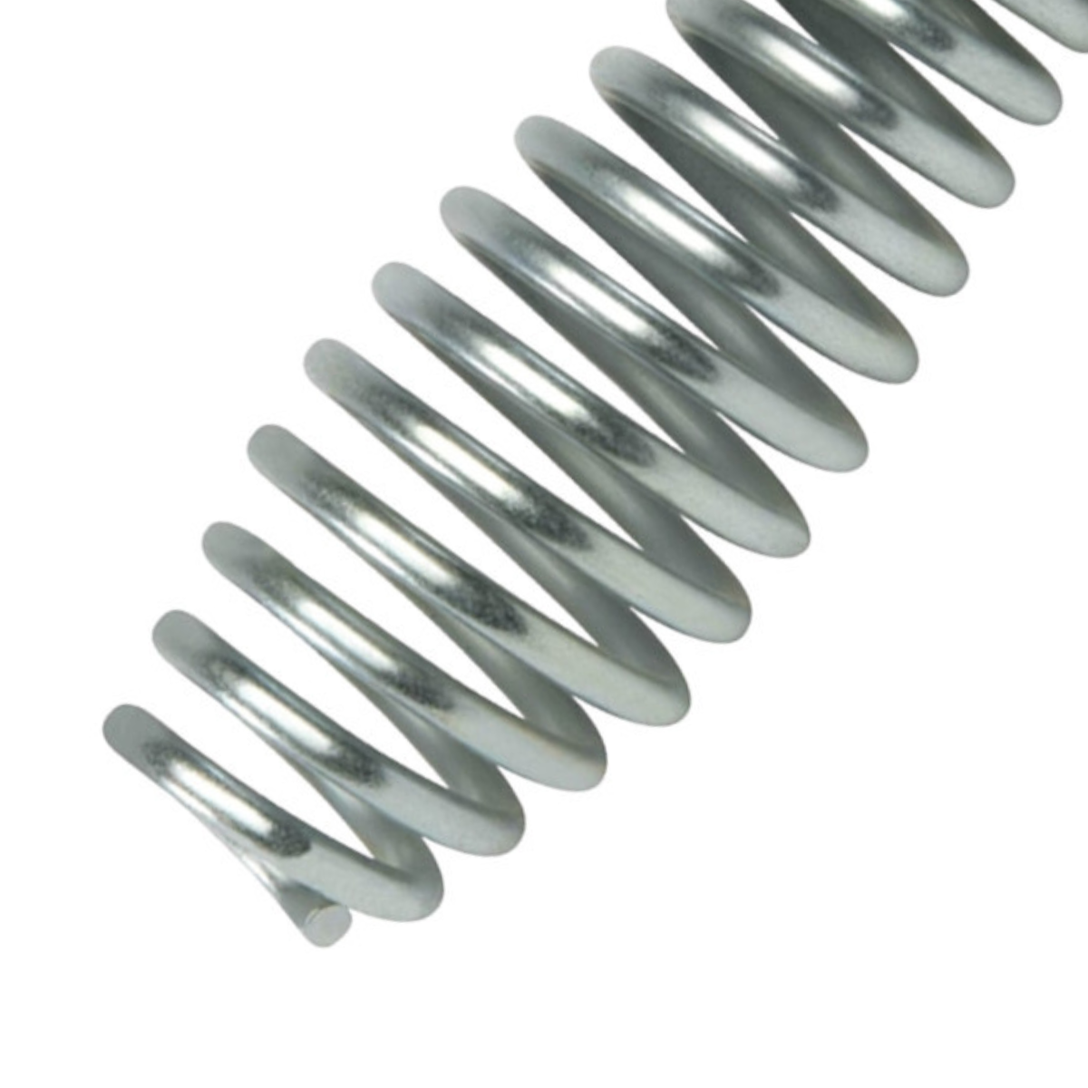 Club drill 16 connector, 28 mm spring diameter, with ring-jacket lock, spiral attachment