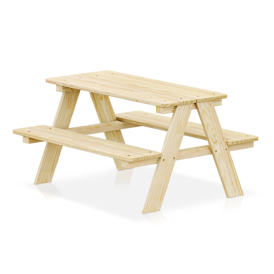 Kinder Sitzgruppe „Picknick“ aus massivem FSC-Kiefernholz