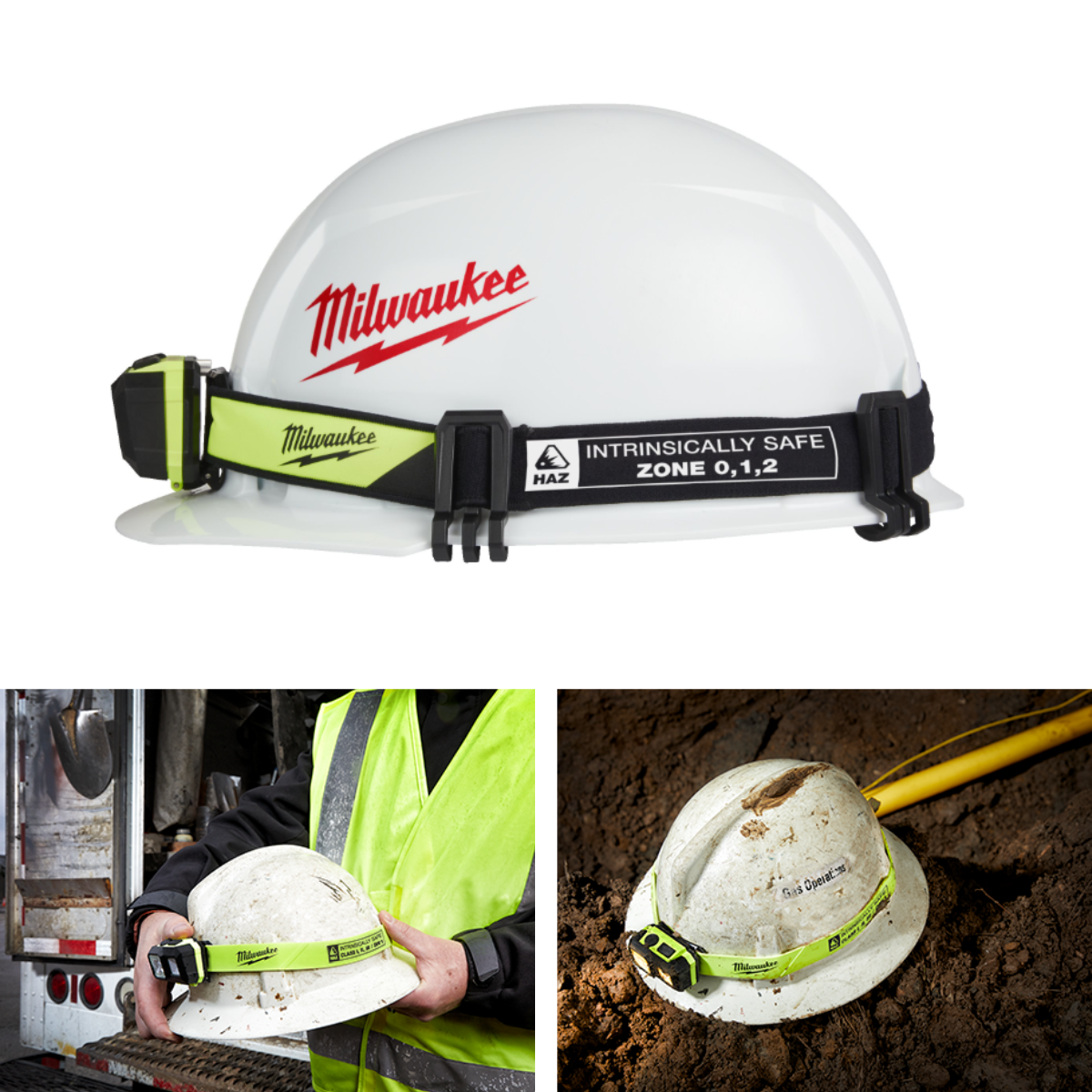 Milwaukee LED headlamp ISHL, explosion-protected