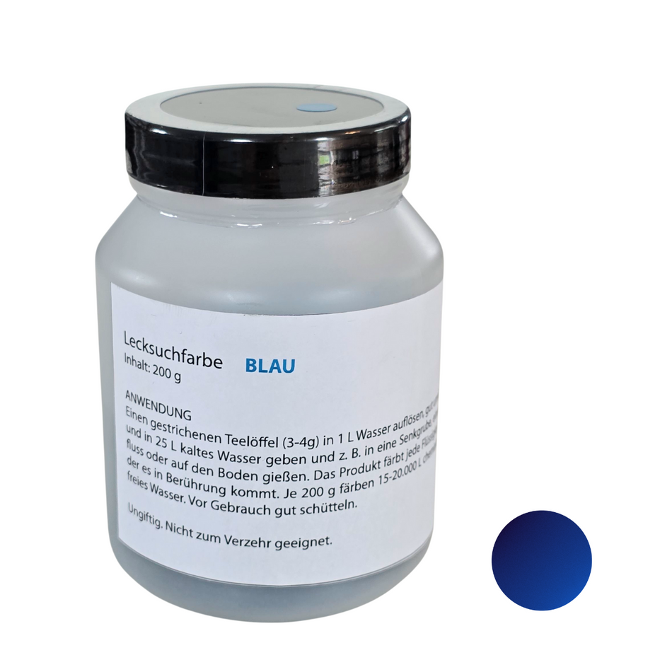 Leck- und Markierungsfarbstoff blau, Ideal zur Lecksuche