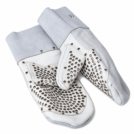 Guide gloves with rivet coating (pair), work gloves