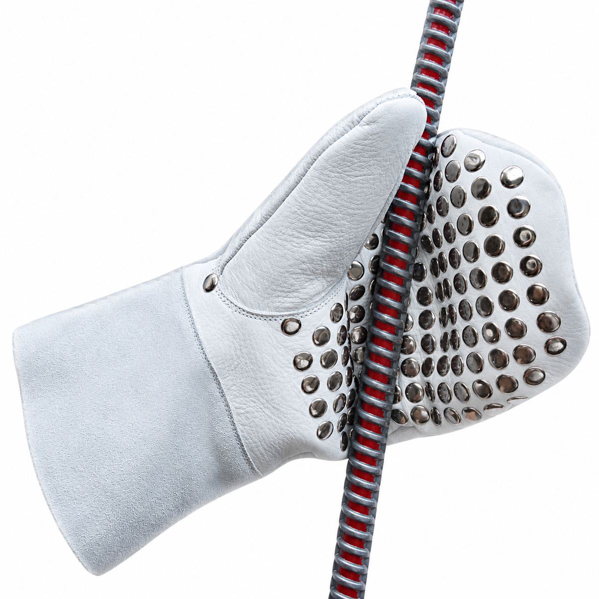 Guide gloves with rivet coating (pair), work gloves