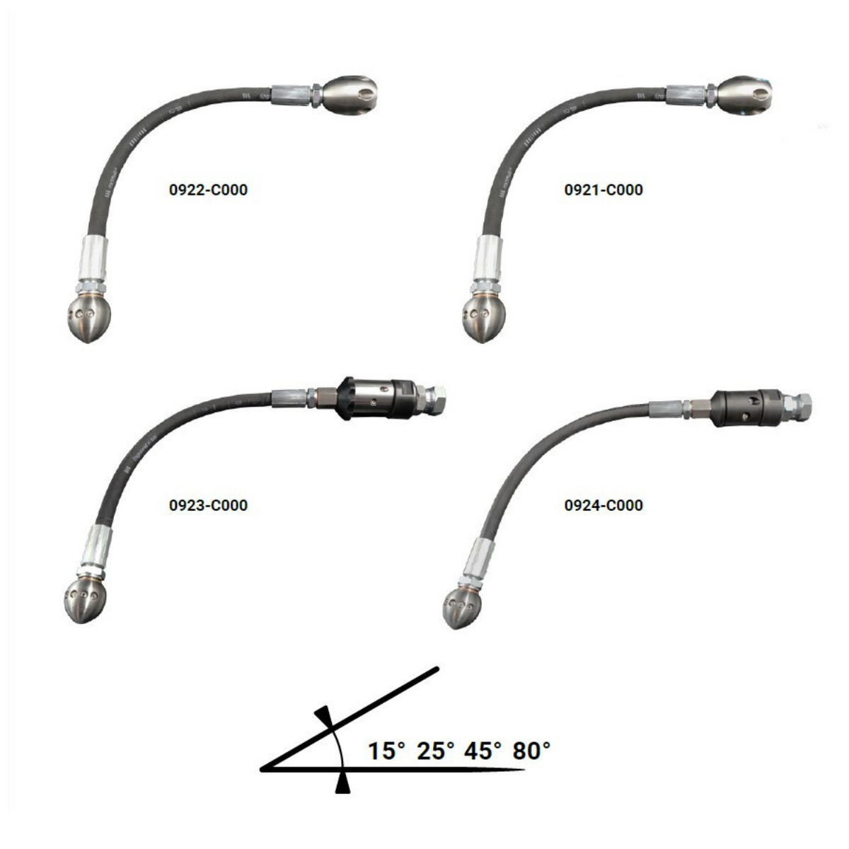 Lenkdüse 3/8" mit Stahleinsätze