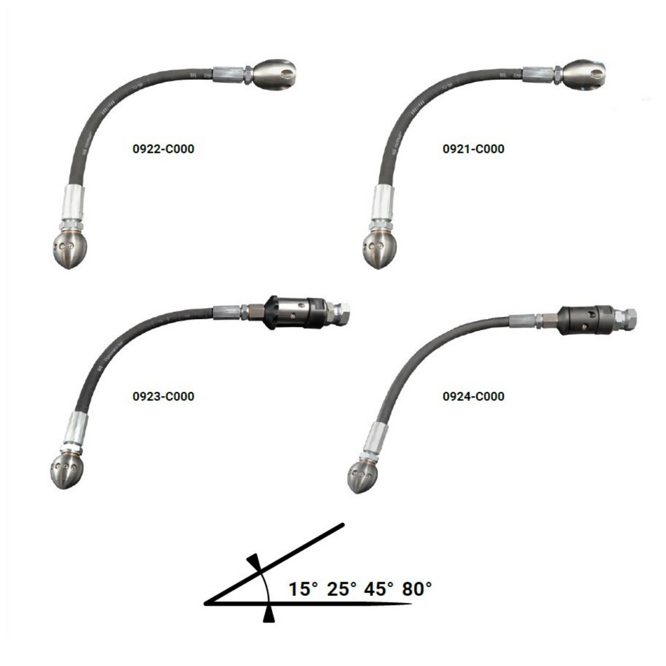 Lenkdüse 3/8" mit Stahleinsätze