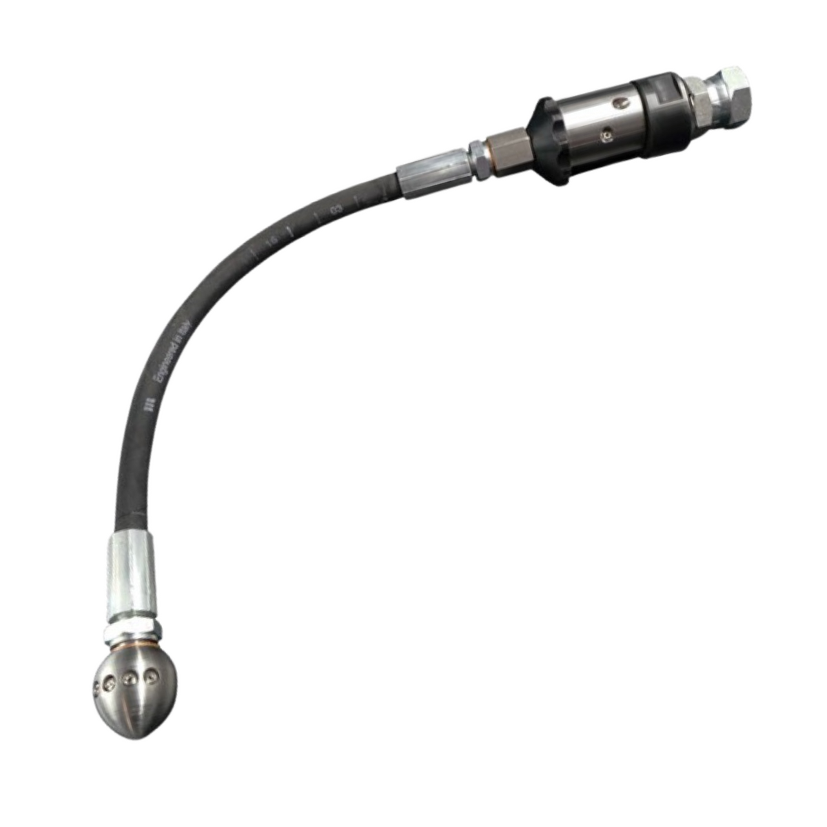 Lenkdüse 1/2" mit Rotierdüse, Drehverbinder und Keramikeinsätzen