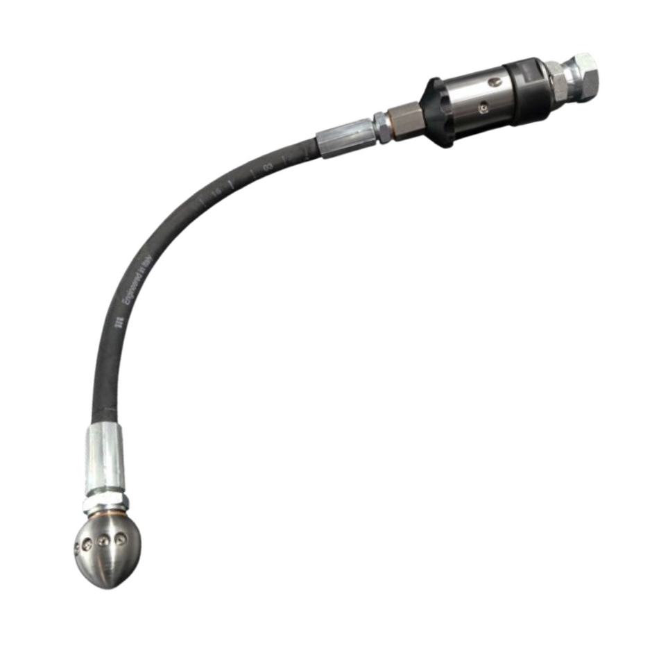 Lenkdüse 1/2" mit Rotierdüse, Drehverbinder und Stahleinsätze