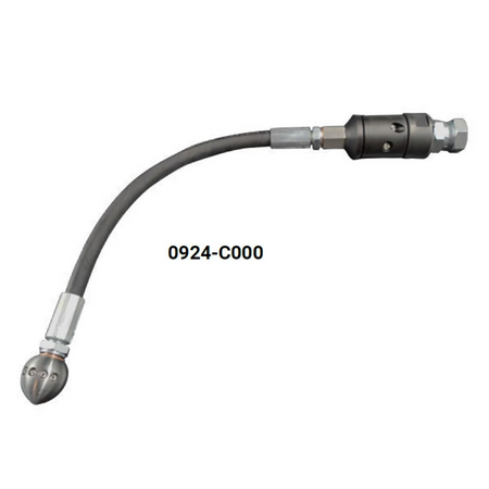Lenkdüse 1/2" mit Vibrationsdüse, Drehverbinder und Stahleinsätze