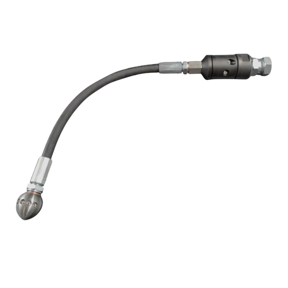Lenkdüse 1/2" mit Vibrationsdüse, Drehverbinder und Stahleinsätze