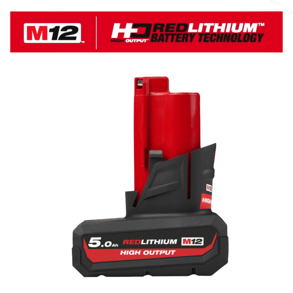 Milwaukee M12 HB5 Akku High Output (5.0 Ah 12 V)