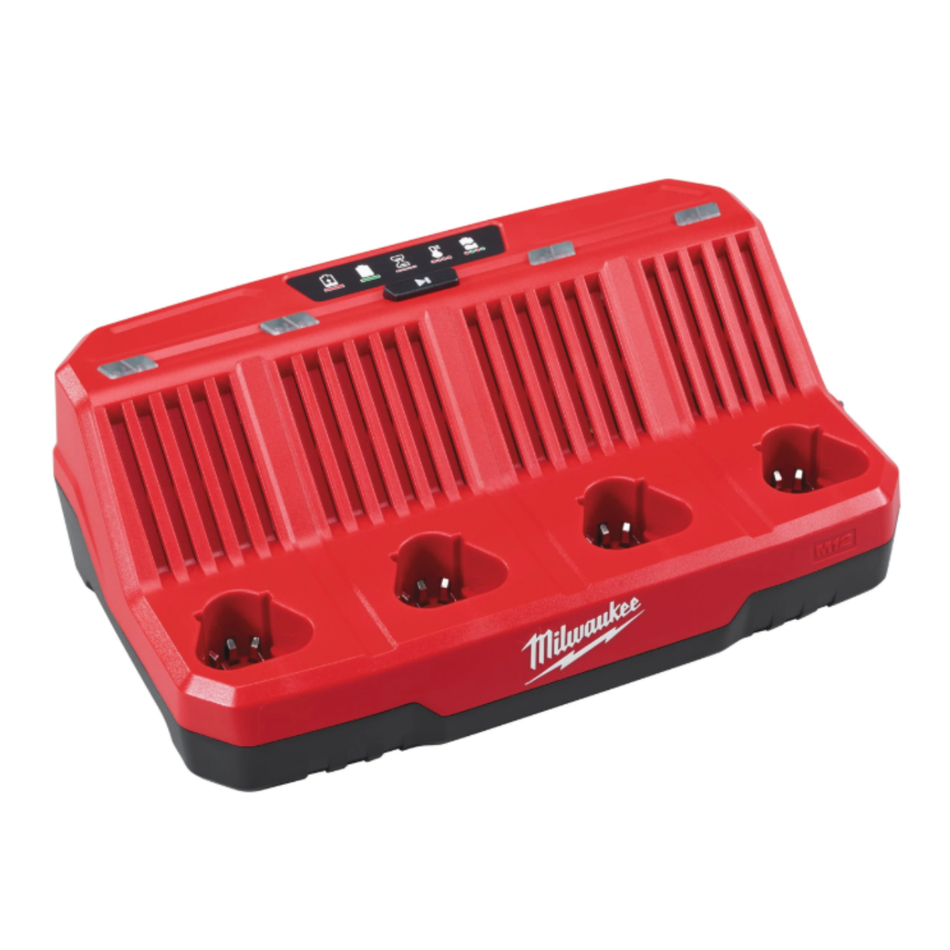 Chargeur multiple Milwaukee M12, M12 C4