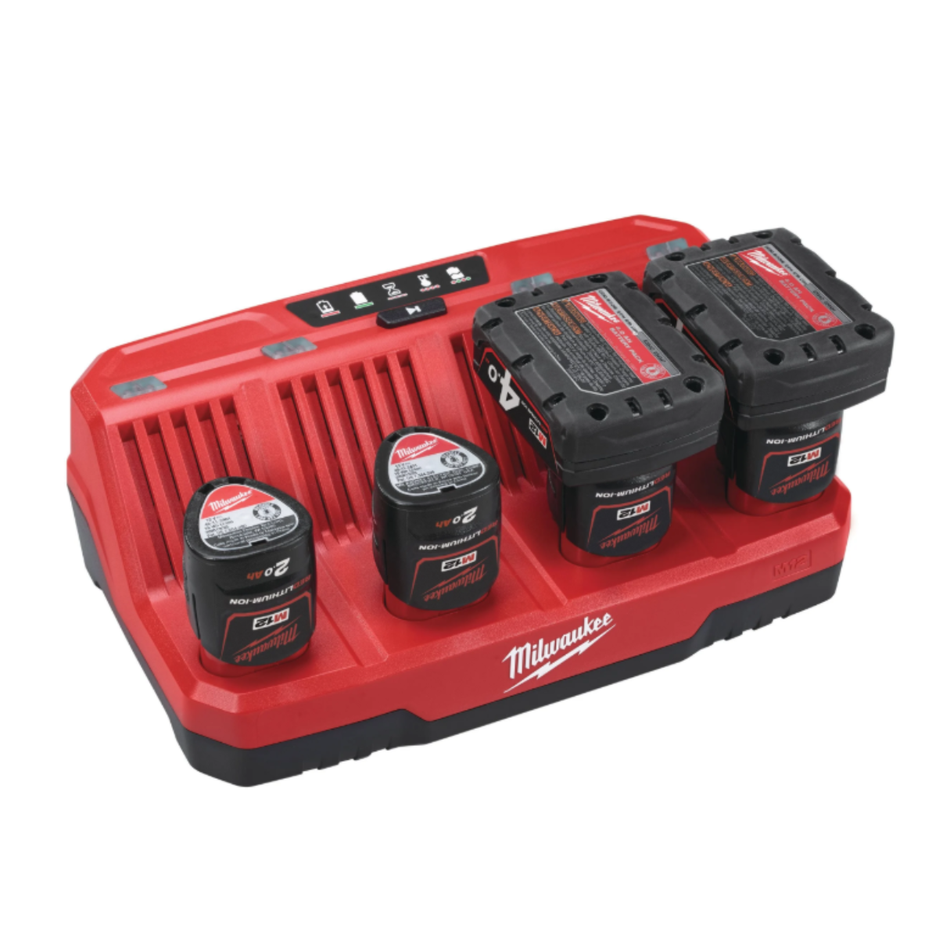 Chargeur multiple Milwaukee M12, M12 C4