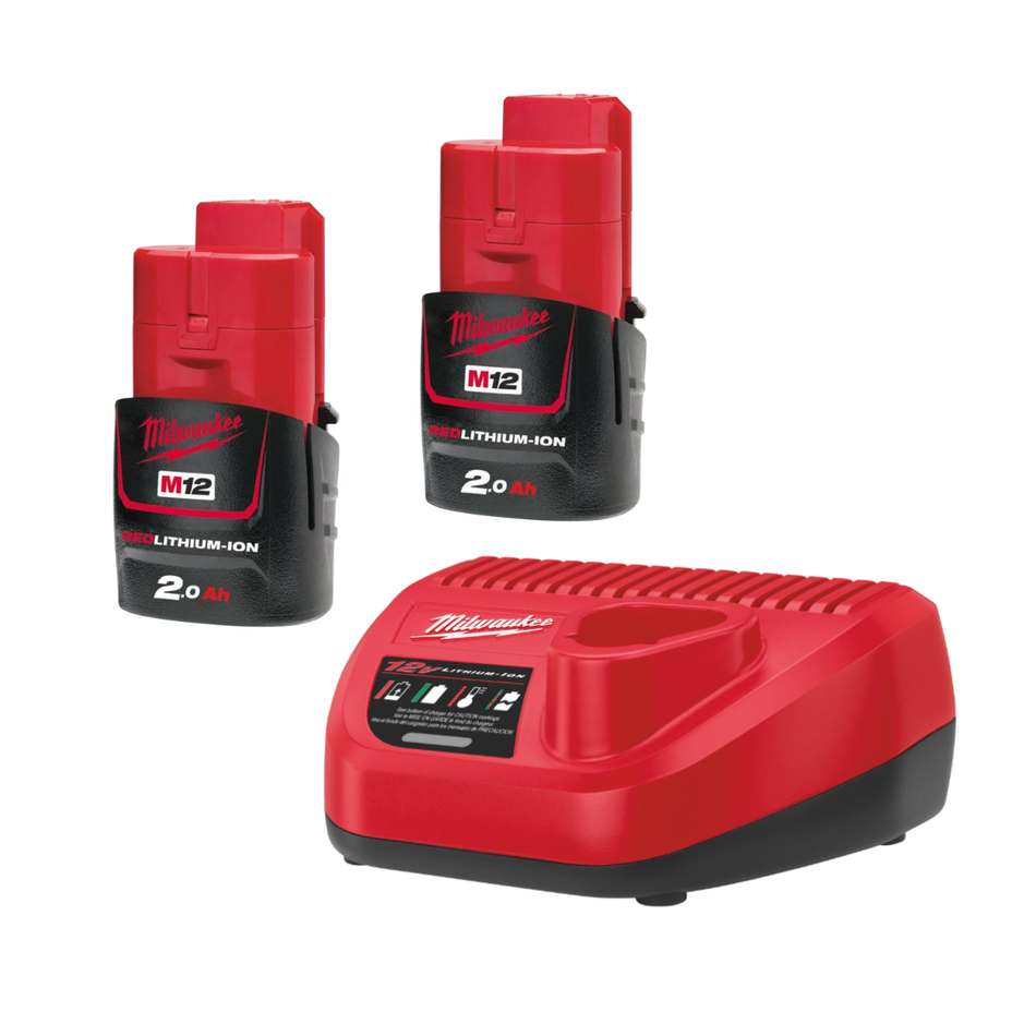 Milwaukee M12 NRG-202 Akku-Set (2.0 Ah 12 V)