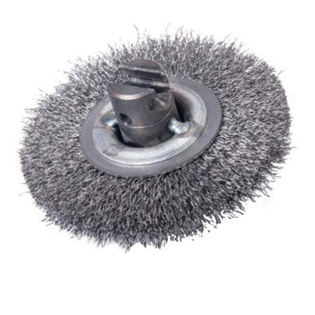 Scheiben-Rohrbürste DN 100 mm, 16 mm Kupplung, Stahldraht